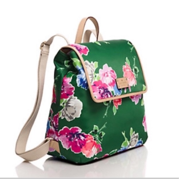Kate Spade Kennedy Park Floral Print Neko Backpack - Picture 2 of 8